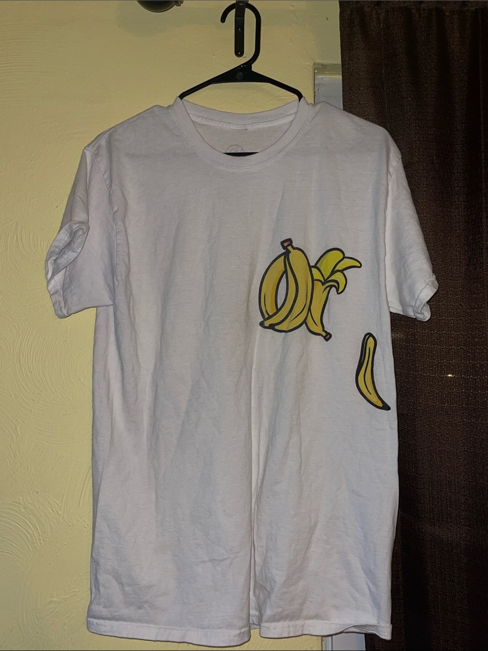 Odd Future White Tee with Subtle Gray Donut Print